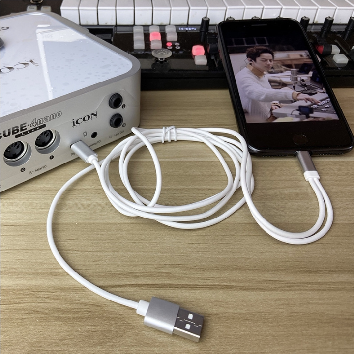 Aikenacoustic Card Special High-quality OTG Live Phone Live Connection Line for Apple
