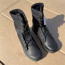 Genuine New Boots Black high boots outdoor training boots cowhide Martin boots