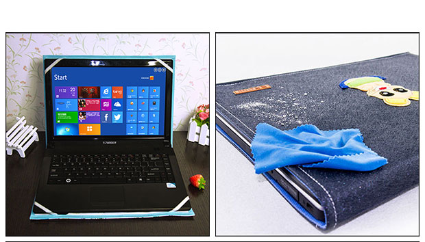 Nhỏ, đơn giản, dễ thương, máy tính xách tay, bìa bụi trang trí, nhiệt đáy, đơn giản, vỏ máy tính, thủy triều áo trùm máy giặt