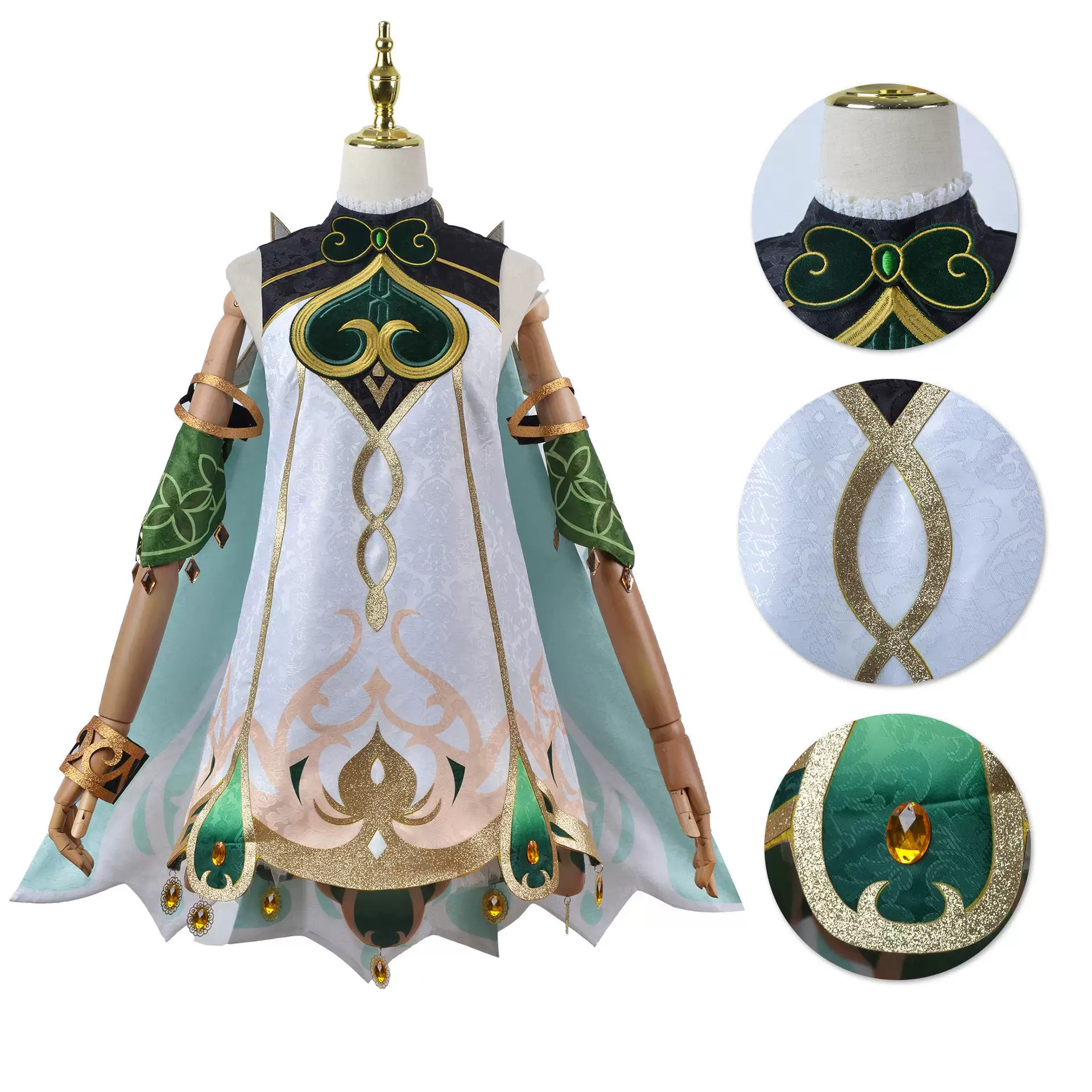 Оригинальная костюмированная одежда God cos Xiaocao Shen cos Nasida cos вышивка игровой аниме наряд женский полный комплект