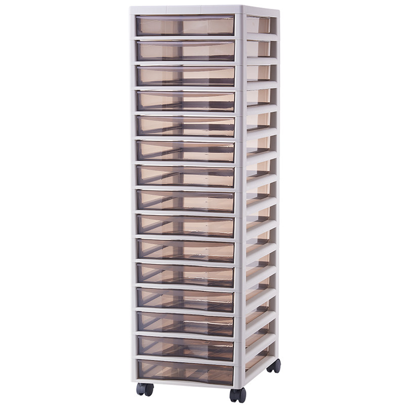 B4 removable drawer trolley A4 file rack data classification rack office storage multi-layer plastic bookcase