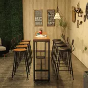 Bàn ăn thanh bàn một phòng ăn Trung Quốc bàn bếp hình chữ nhật nhà nội thất Mỹ tủ rượu phong cách châu Âu - Giải trí / Bar / KTV