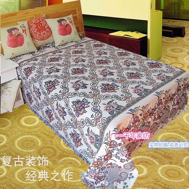 Old vintage cotton thread blanket thickened encrypted towel blanket sofa towel blanket sheet multipurpose blanket