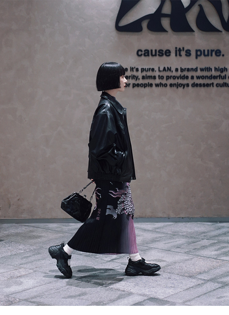 ドラゴン刺繍レザージャケット｜チャイナ｜ヴィンテージ風 - ショップ