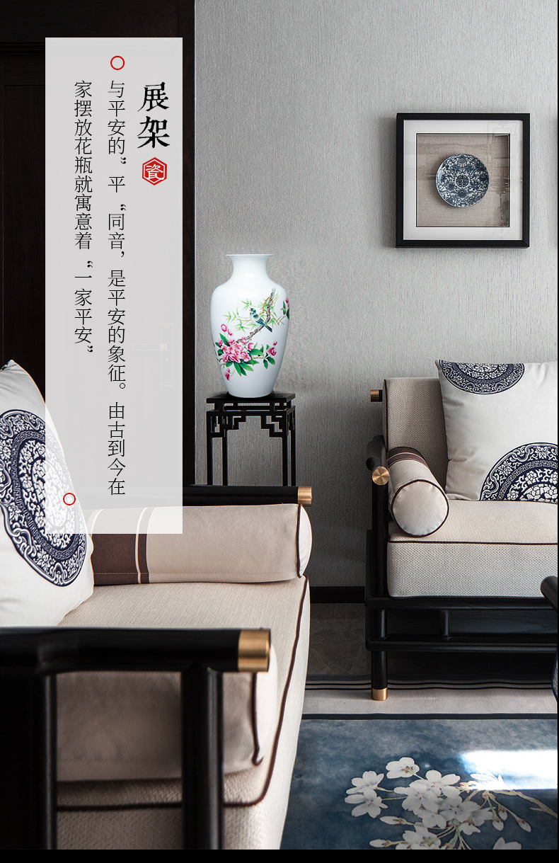 The Master of jingdezhen ceramics hand - made vases, flower arrangement sitting room of Chinese style household adornment handicraft furnishing articles TV ark