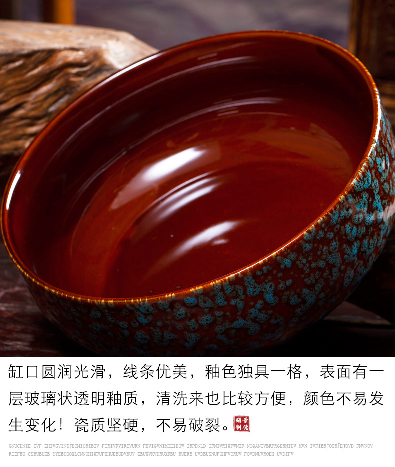 The ashtray creative move tide restoring ancient ways large jingdezhen ceramic decoration home sitting room office furnishing articles