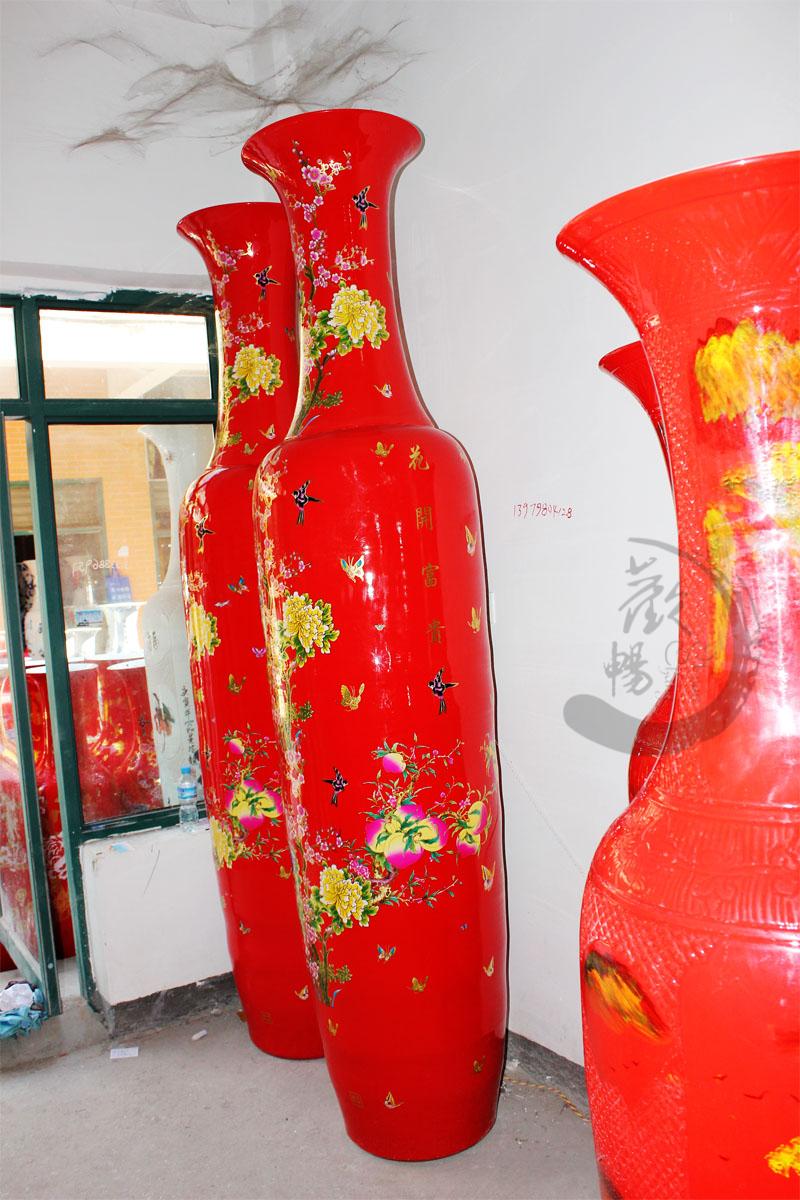 Jingdezhen ceramics of large vase very large hotel furnishing articles sitting room adornment opening gifts e139 villa