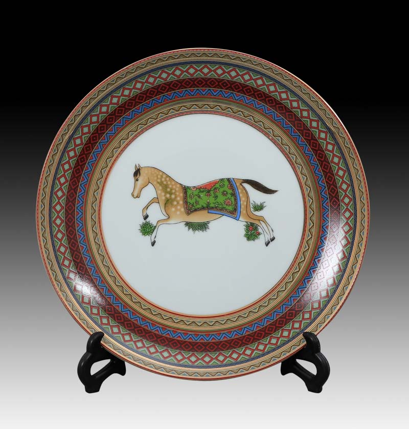 The Success of jingdezhen ceramics decoration plate of home sitting room adornment is placed a0 rich ancient frame arts and crafts