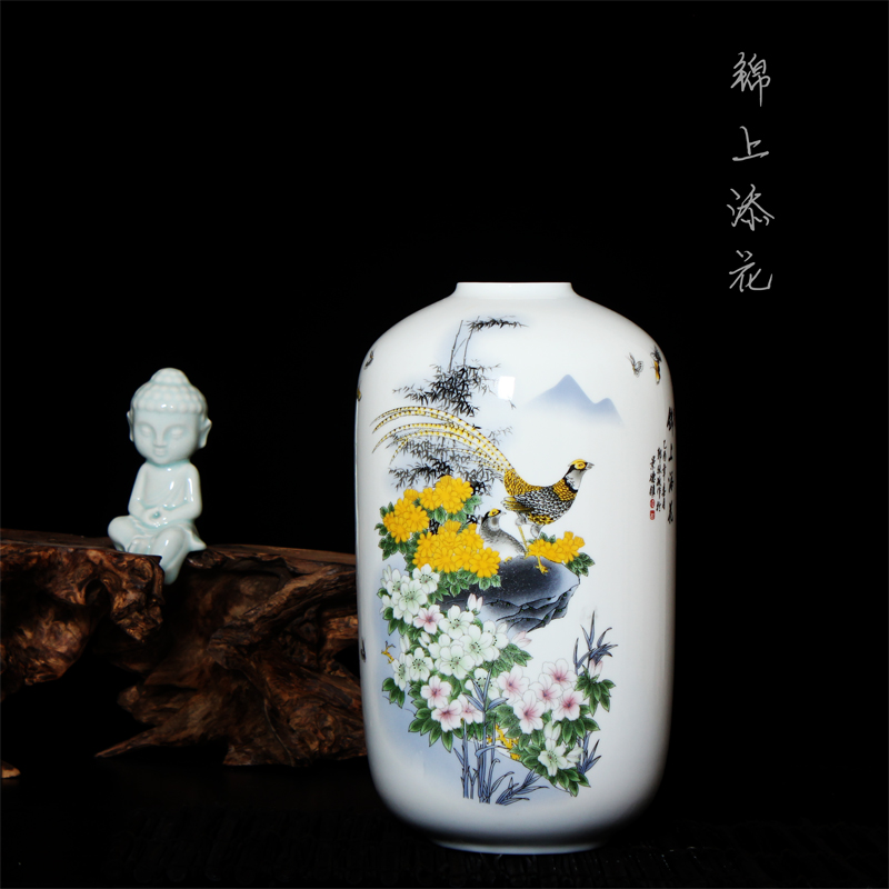 Hc - 083 merry jingdezhen ceramics modern blue and white porcelain vases, flower home decoration decoration furnishing articles