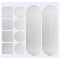 Repair pot stickers high temperature resistant patch artifact plastic barrel cracks aluminum pot bottom stainless steel basin repair holes and leak patches thickened aluminum foil tape tin foil stickers aluminum skin self-adhesive refrigerator inner wall repair waterproof and heat insulation