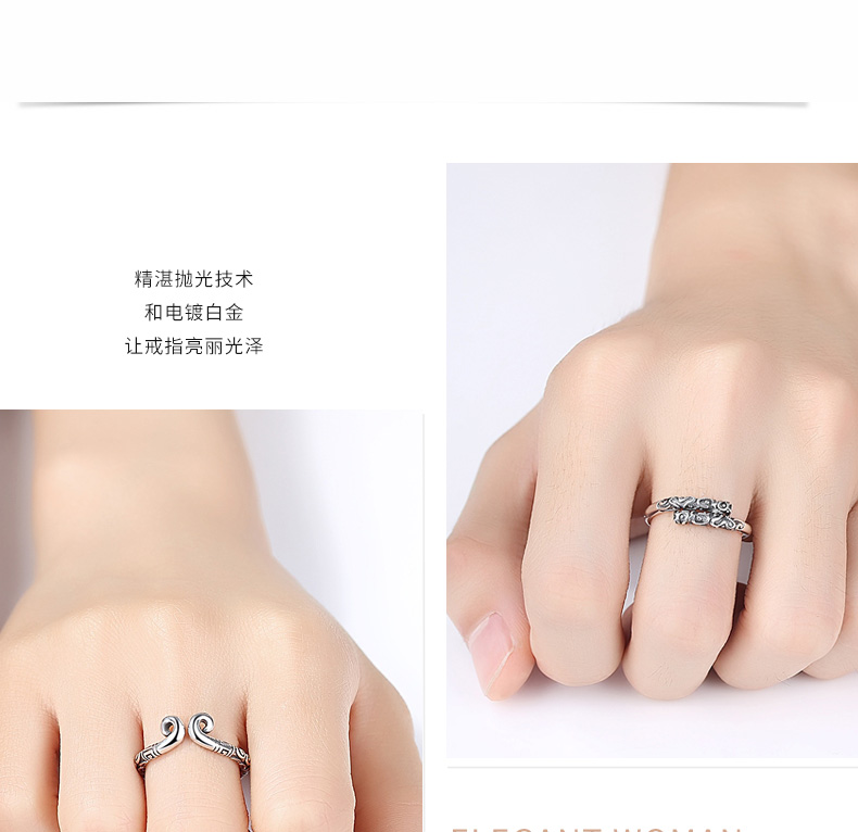 Bague mixte en Argenterie - Ref 3089271 Image 19