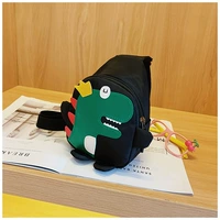 Лимонно-желтая сумка с динозавром, черная