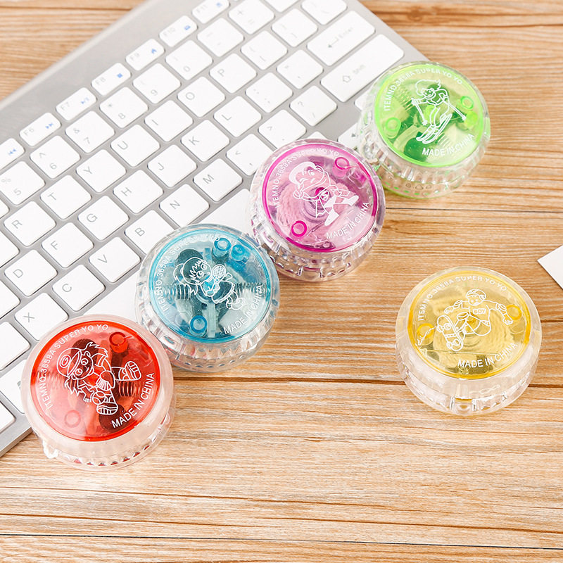 Children's yo-yo light-emitting toy creative flash yoyo ball yo-yo kindergarten New Year's gift batch