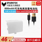 Sparkfox Flash Fox Bản gốc Xbox one S Xử lý Bộ pin Pin Pin 800ma Side punch Chơi với Cáp sạc 3M Cáp dữ liệu PC Bộ phụ kiện Xbox one X - XBOX kết hợp