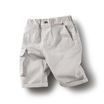 Childrens clothing 2022 summer fit new boy pants workwear pants 7-pants mid-pants mid-pants CUHK child casual pants 50%