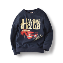 Childrens clothing 2021 autumn new boys clothes long sleeve cotton childrens leisure childrens pullover coat foreign atmosphere tide