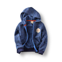 Childrens clothing spring 2021 new boy coat cotton childrens sweater hooded cardigan big childrens coat sports tide