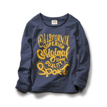 Childrens clothing 2019 autumn new boys T-shirt long sleeve cotton middle child boy coat childrens base shirt thin