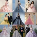 Свадебное платье подходит для фотосессий, топ без лямок для влюбленных, французский стиль