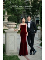 Синее платье