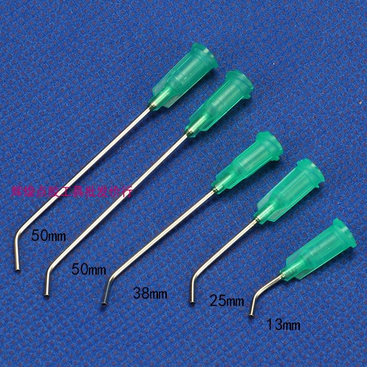 Elbow Point Micelle 45 Degrees Bend Angle Needle Needle Mouth Threaded Mouth Needle Elbow Part 10MM 1 5 Inch Bend