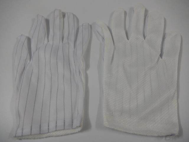 Anti-Static Plastic Glove Striped Point Glue Anti Slip Glove Gift Instrument Driver Electronic Dust-free Protective Gloves Gloves