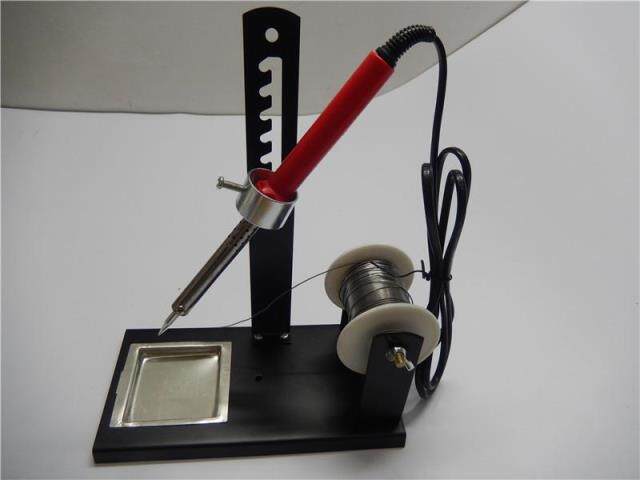 Full metal electric soldering iron holder soldering iron holder welding base tin wire frame rosin soldering iron sea cotton frame multifunction
