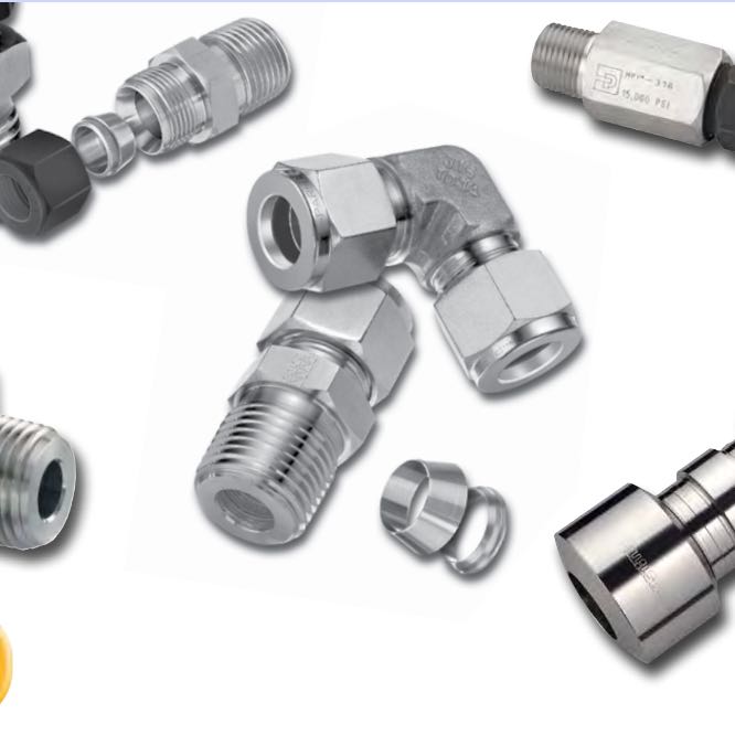 Parker Parker stainless steel double ferrule fitting a-Lok high pressure replacement Swagelok swagelok