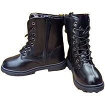 Children boots shoes uniform performance boots Martin boots men yan chu xie jun xun xie
