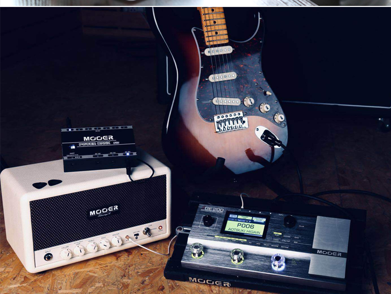 Tai nghe MOOER ma thuật Silvereye10 không dây loa bluetooth âm thanh guitar điện bass loa đa chức năng - Loa loa loa denon