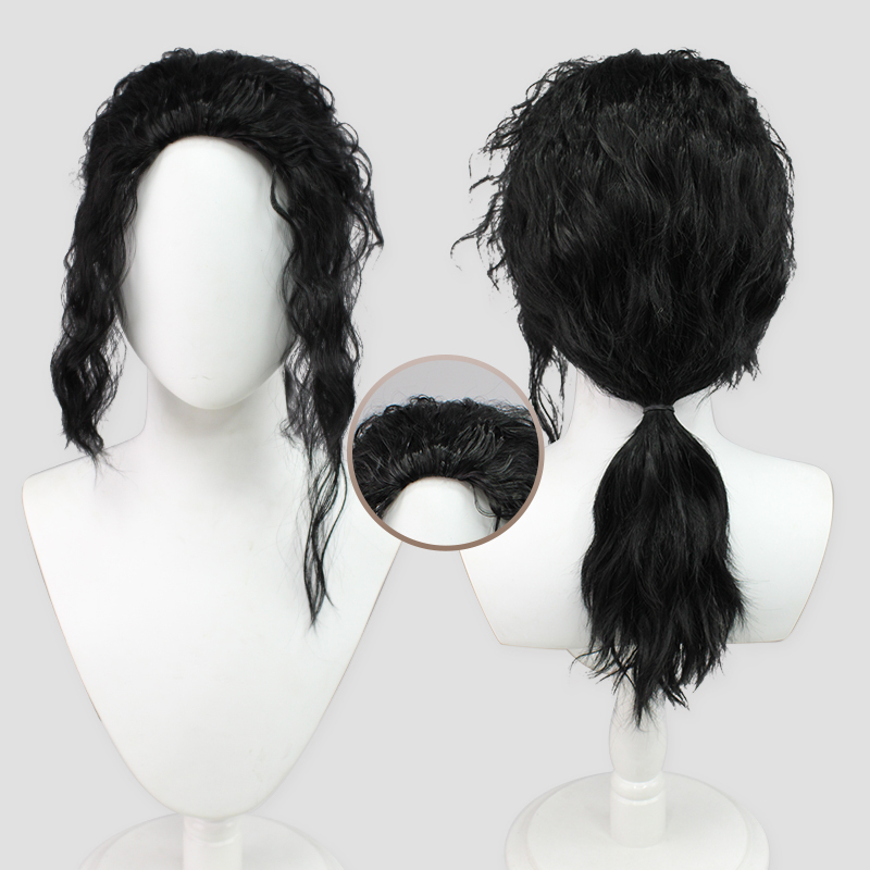 Michael Jackson Wig Rock Cosplay Parody Show Stage Performance Mj Black Curly Hair Michael Jackson Wig Rock Cosplay Parody Show Stage Performance Mj Black Curly Hair