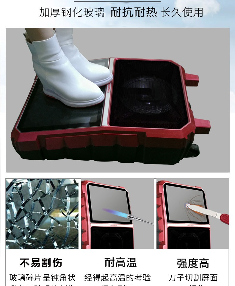 Changhong vuông nhảy âm thanh với trình phát video hiển thị âm lượng lớn không dây micro không dây Bluetooth hát loa nhảy máy karaoke ngoài trời K bài hát máy di động KTV loa - Trình phát TV thông minh phát wifi 4g