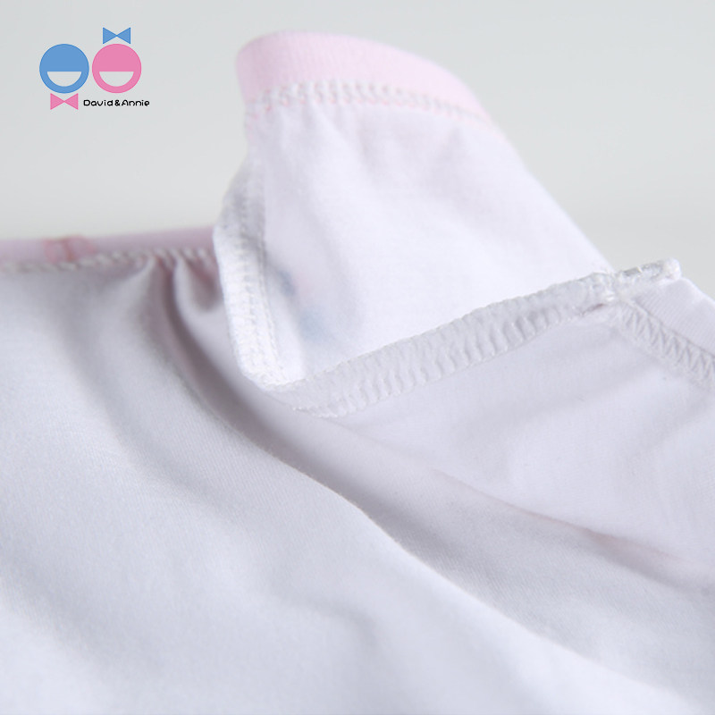 David Anne 120 children's underwear girls cotton triangle A shorts white little girl underpants pure