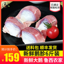 Peng big food Luxi farmhouse big white goose fresh cut Goose Gizzard goose meat Big Goose Gizzard Goose Gizzard 3000g