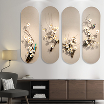 Creative wall decoration new Chinese living room background wall decoration pendant Wall Flower Wall Wall decoration hanging