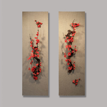 Three-dimensional home decoration Zen wall decoration plant porch pendant living room hanging home new Chinese pendant wall decoration