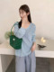 Japanese Paper Yarn Sequin Mid-Length 2026 Early Spring New Korean Style Loose Slimming V-Neck Long-Sleeve Knit Sweater Women's Top