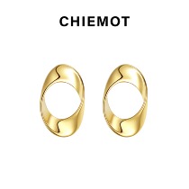 Mobius Earrings Daughter Pure Silver 2022 New Tide Air Quality Commuter Style Earrings Small Crowdsourced Design High Sense