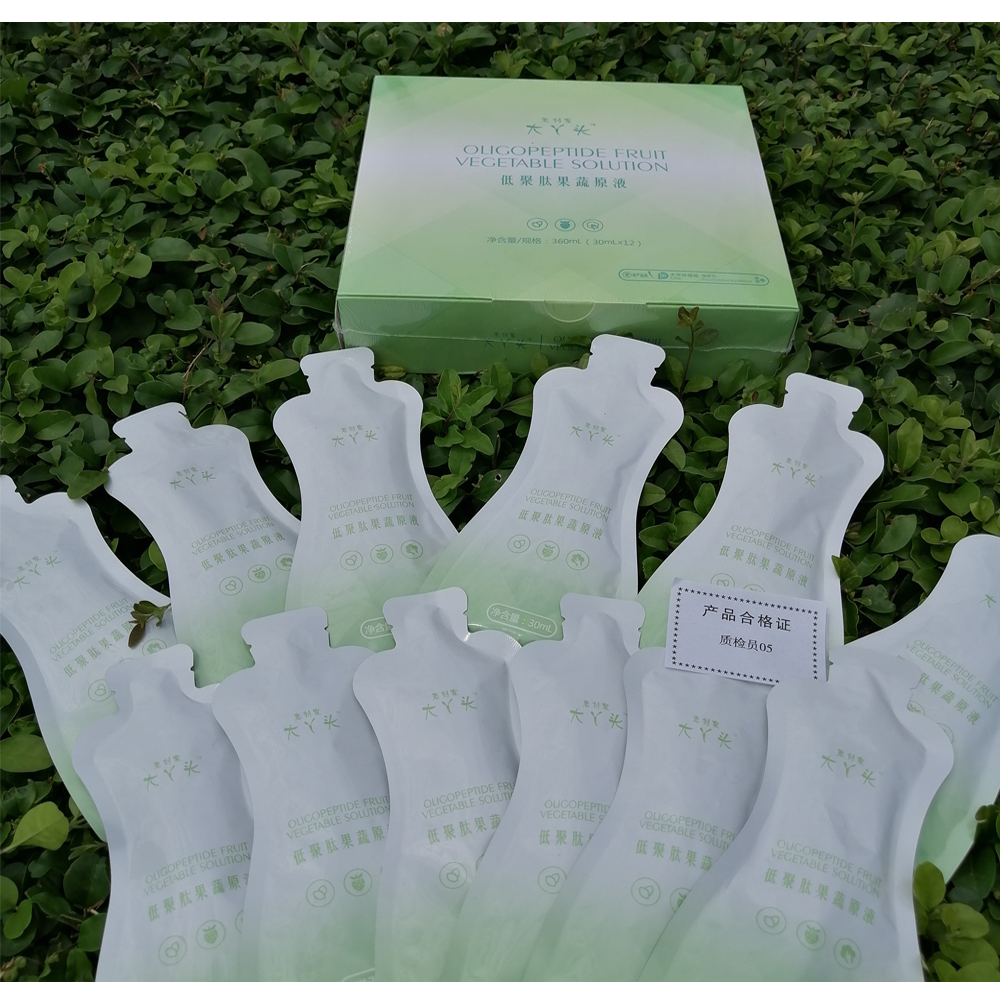 Large girl's low polypeptide fruit and vegetable stock solution 10 boxes Old Liu's family plastic body fruit and vegetable enzyme Professional open valley package