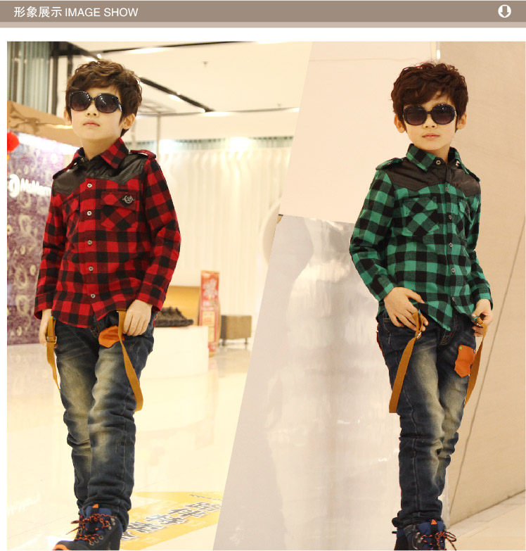 Chemise garcon à manche longue - Ref 2075036 Image 24