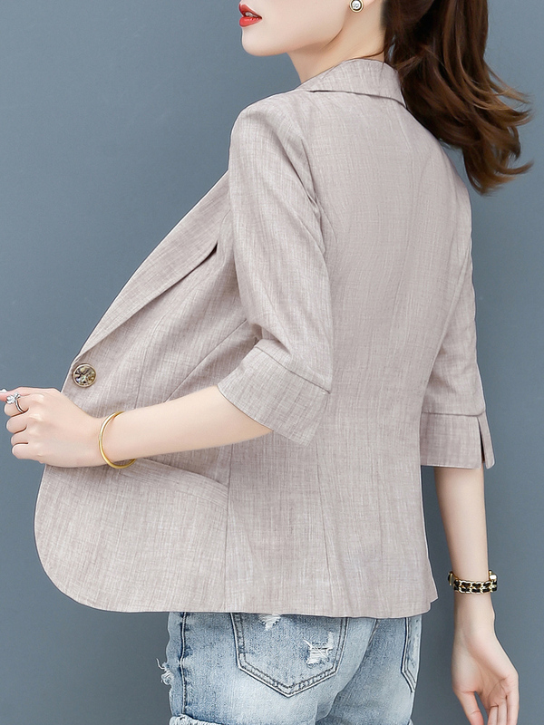 Short Blazer for Petite Women, Thin Style, 2026 New Popular Summer High-End Casual Suit Jacket