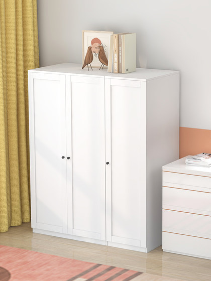 600深白色小户型衣柜抽屉式收纳柜现代简约卧室组合衣橱钢制斗柜