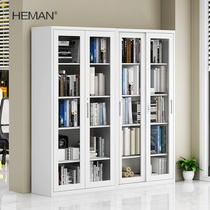 Shanghai steel glass door cabinet information cabinet with lock office cabinet financial file cabinet voucher transfer door sheet metal cabinet