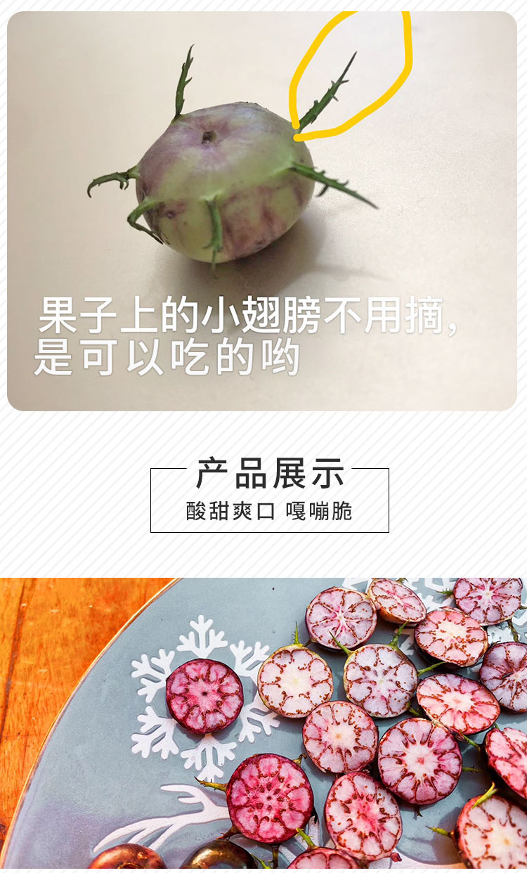 土哆哆 稀有水果红果参 蜘蛛果 120g*6盒 图4