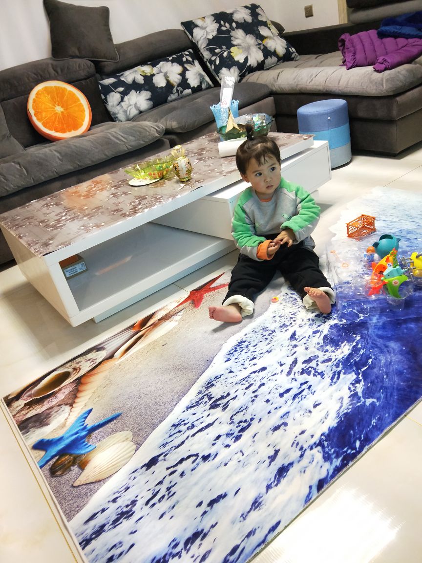 phòng khách 3D sofa bảng Bắc Âu thảm phòng ngủ cạnh giường tắm hình chữ nhật nhà bếp cửa mat tùy chỉnh - Thảm thảm trải sàn khổ lớn