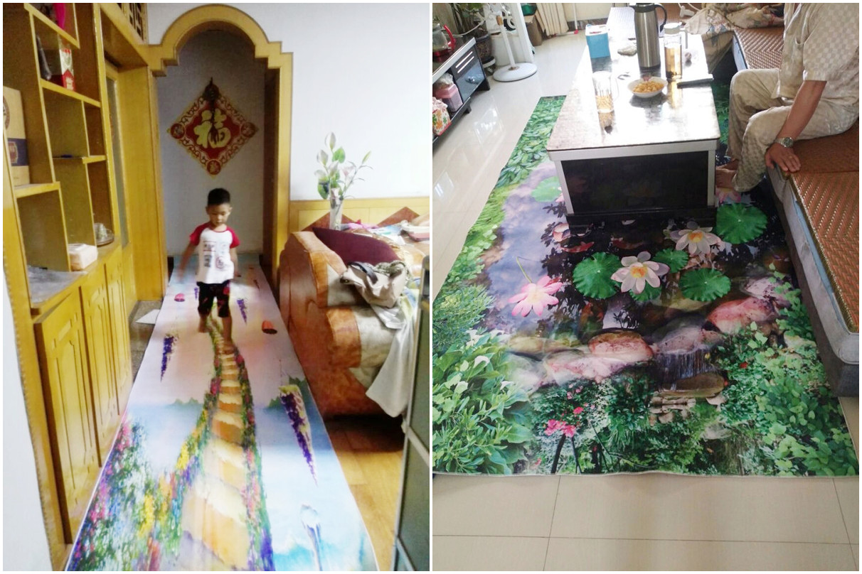 Sáng tạo phòng thảm sống bàn cà phê giường sofa phòng ngủ cửa hàng thảm 3D cho thảm giường trẻ em tấm thảm chùi chân tắm nhà bếp - Thảm thảm chụp hình