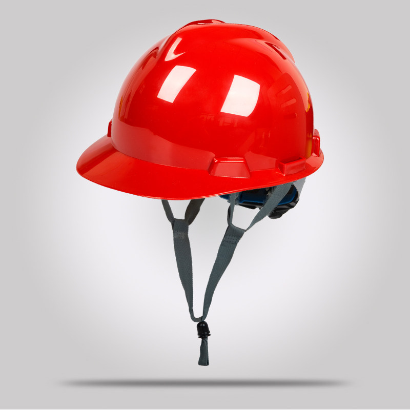 Каска Shield Guard DS-302 красная, V-образная без отверстий