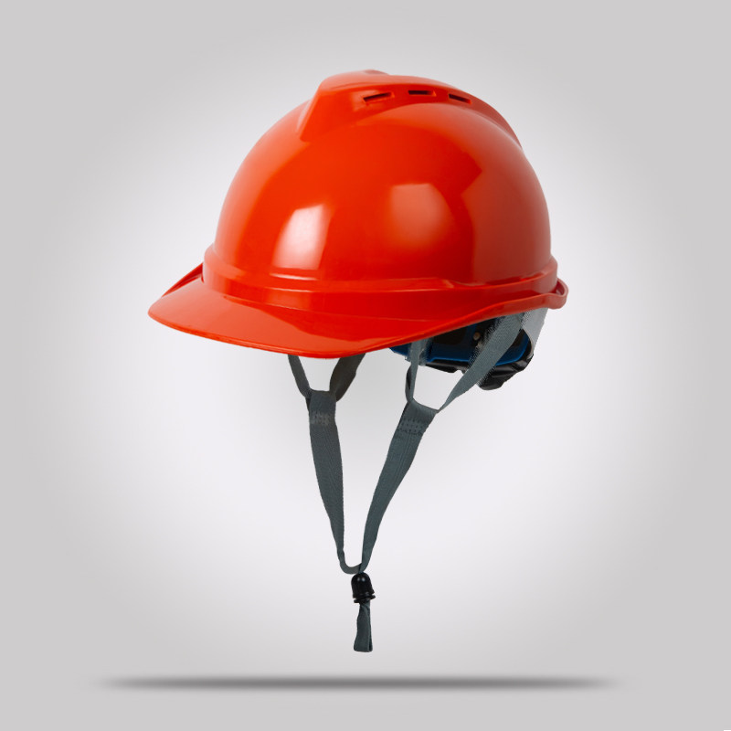 Каска Shield Guard DS-302 оранжевая, V-образная двусторонняя вентиляция
