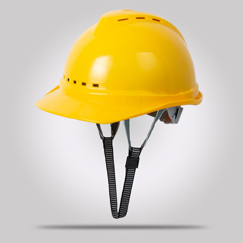 Каска Shield Guard DS-302 желтая, V-образная трехсторонняя вентиляция