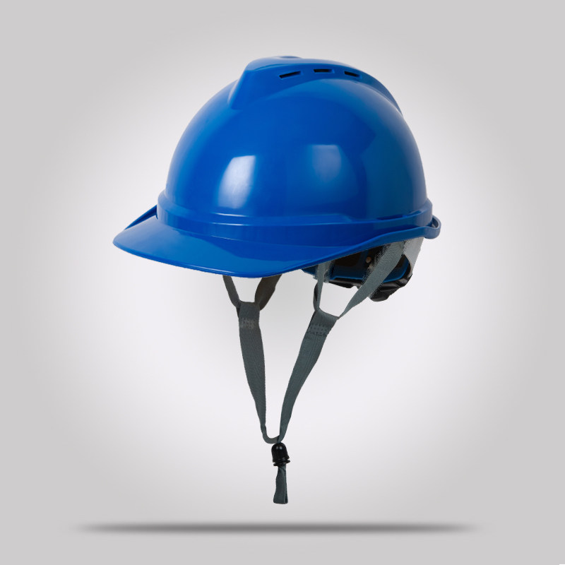 Каска Shield Guard DS-302 синяя, V-образная двусторонняя вентиляция